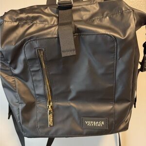 Versace Perfume Black Backpack
